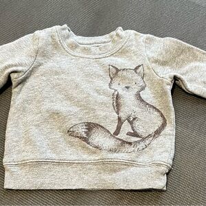 Carter's Gray Fox Graphic Sweatshirt